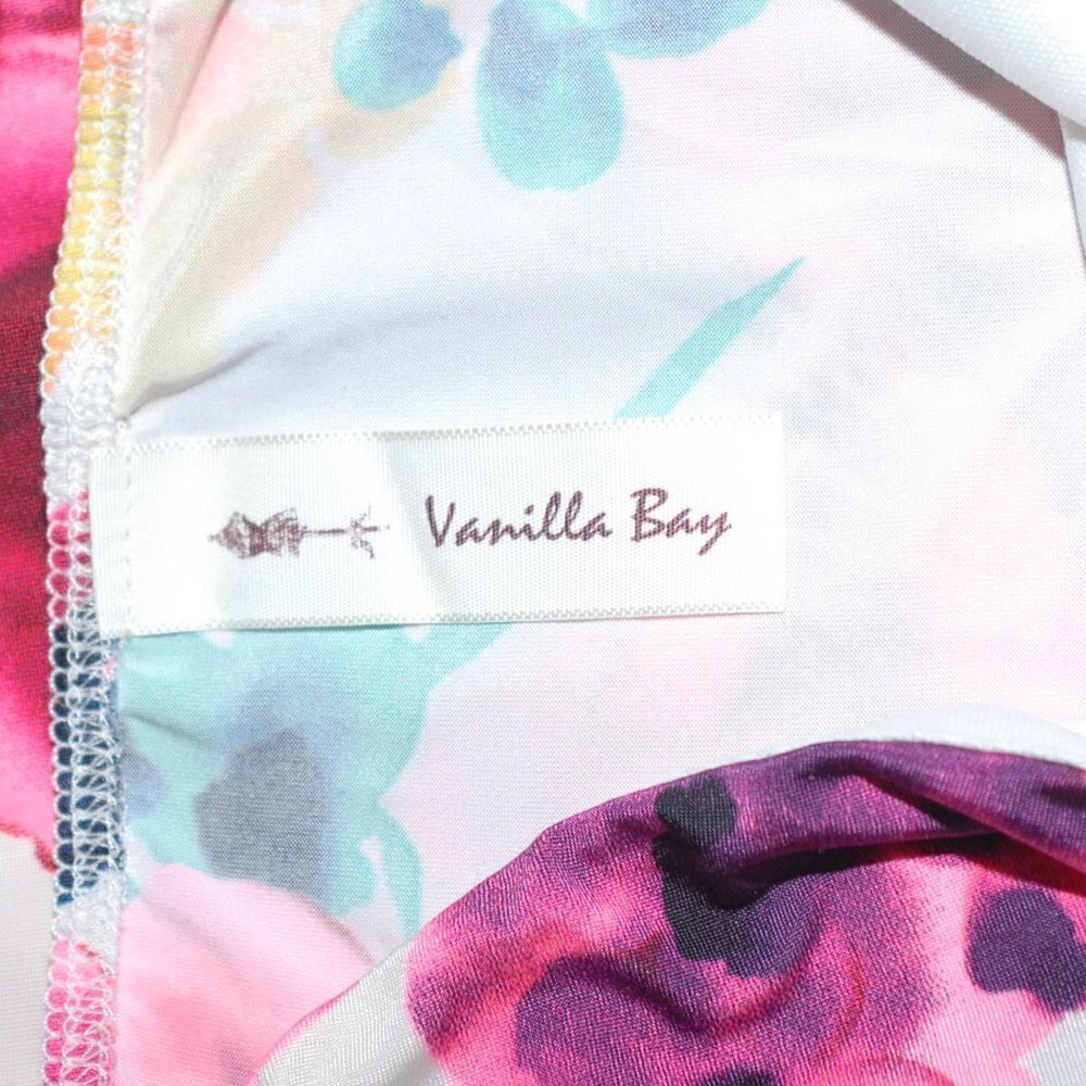 Maxi Dress With Pockets Sleeveless Floral Small White EUC - Picture 6 of 7
